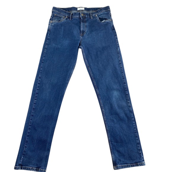 Cotton & Co Other - Cotton & Co Mens Dark Wash Straight Leg Denim Jeans W34 L34